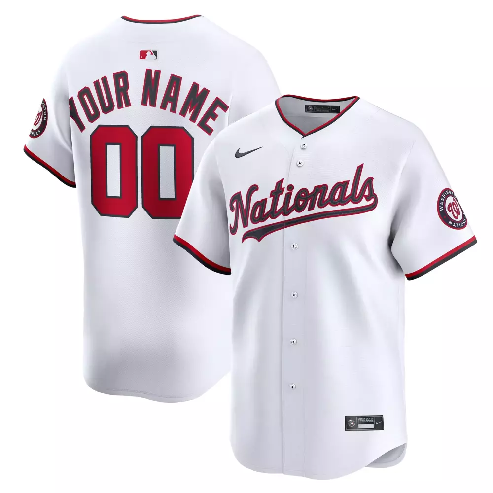 washington nationals nike alternate limited custom jersey navy 1