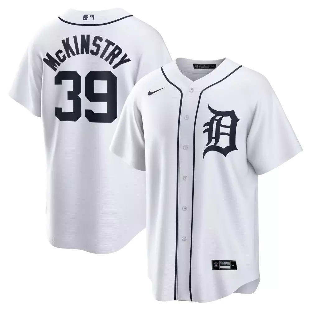 zach mckinstry detroit tigers nike home replica jersey white
