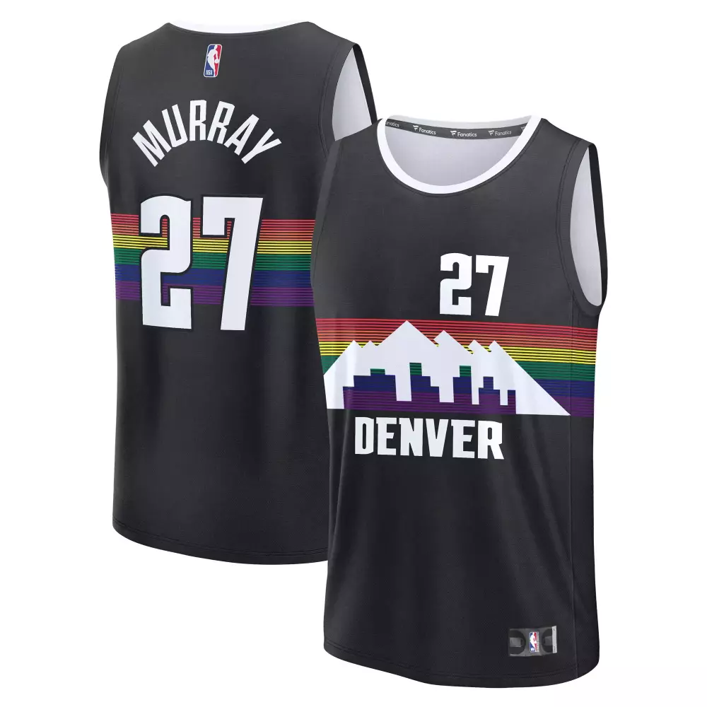 jamal murray denver nuggets fanatics 2025 26 city edition fast break jersey black