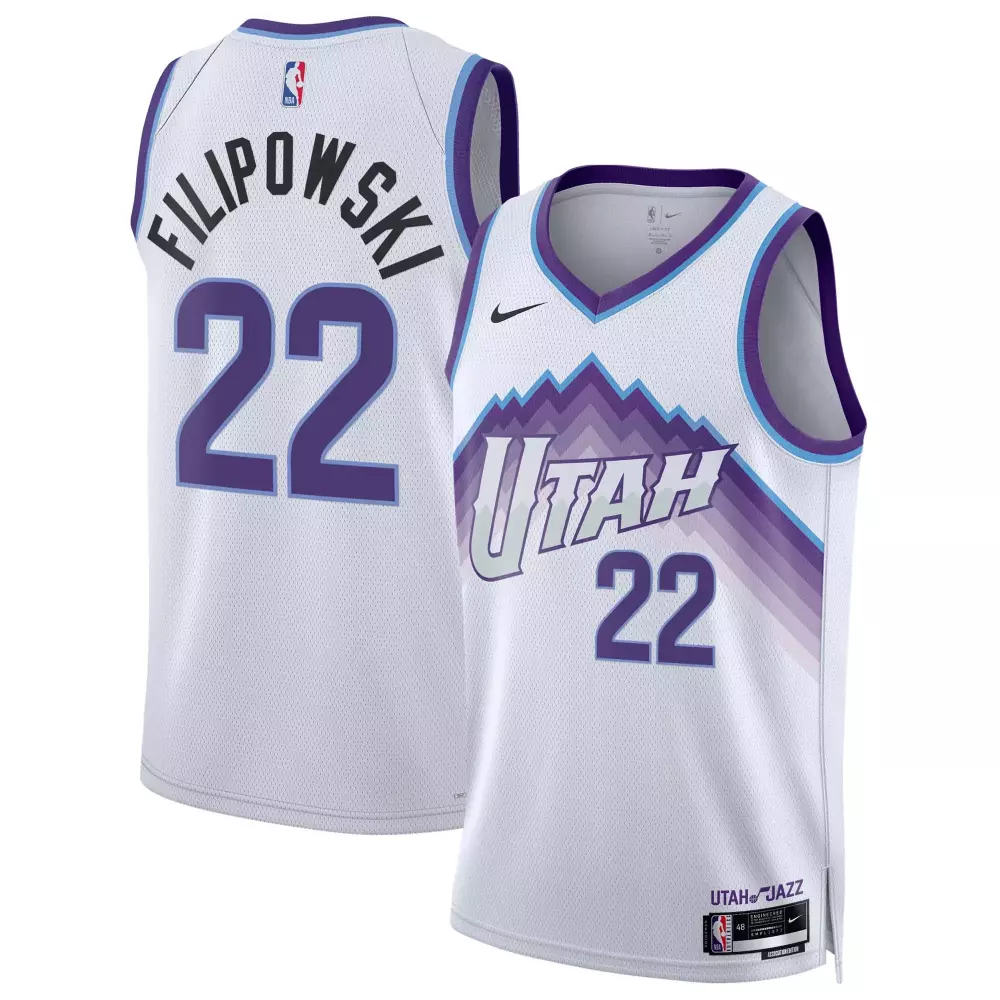 keyonte george utah jazz nike unisex swingman jersey icon edition purple
