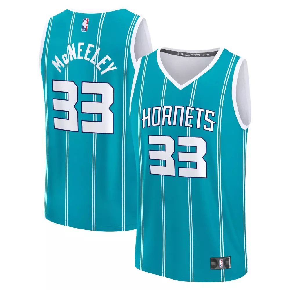 liam mcneeley charlotte hornets fanatics fast break replica jersey teal icon edition