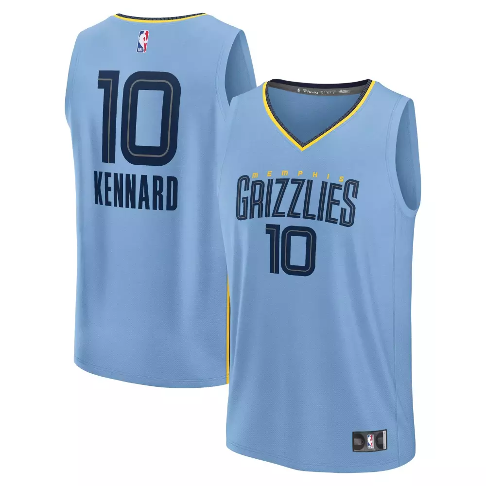 luke kennard memphis grizzlies fanatics fast break replica player jersey statement edition light blue