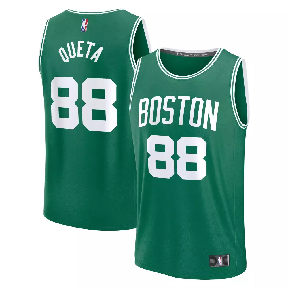 neemias queta boston celtics fanatics fast break replica player jersey icon edition kelly green