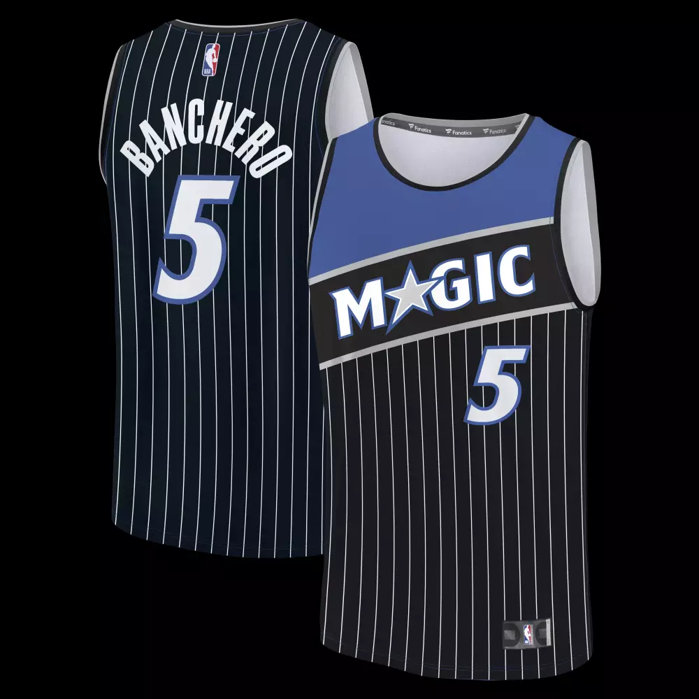 paolo banchero orlando magic fanatics 2025 26 city edition fast break jersey silver