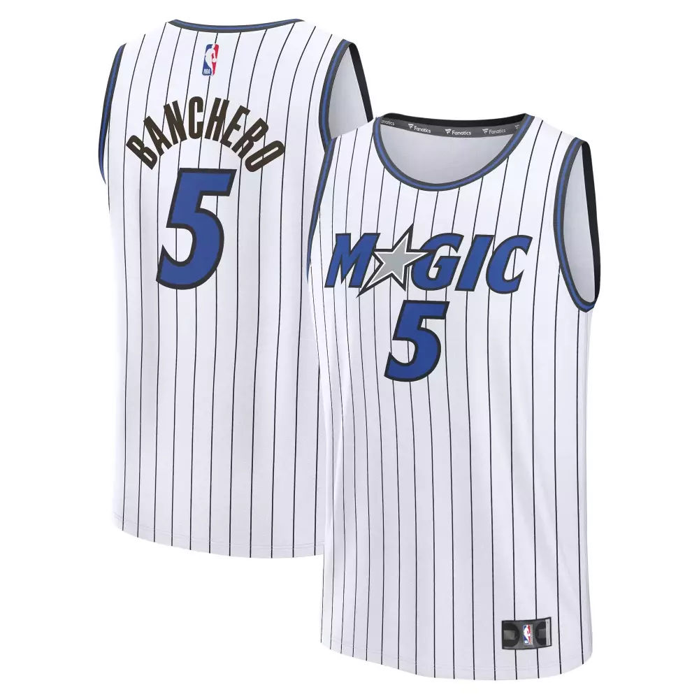 paolo banchero orlando magic fanatics 2025 26 city edition fast break jersey silver
