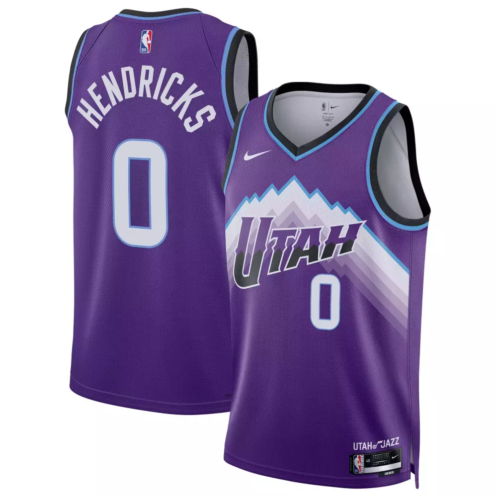 taylor hendricks utah jazz nike unisex swingman jersey icon edition purple
