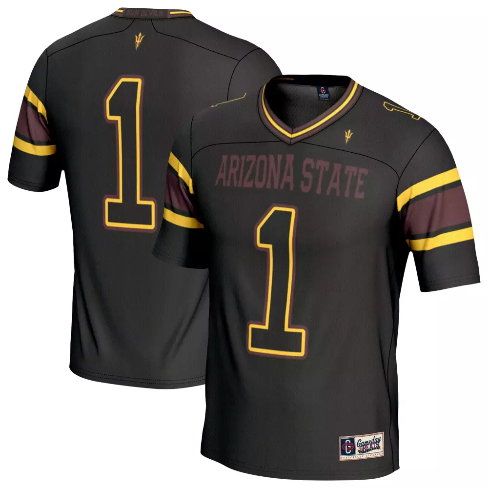 1 arizona state sun devils gameday greats unisex lightweight collegiate basketball fashion jersey maroon