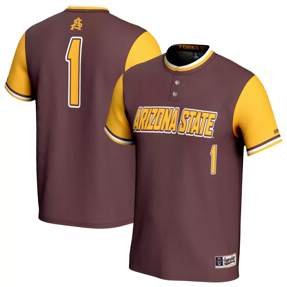 1 arizona state sun devils gameday greats unisex lightweight collegiate basketball fashion jersey maroon