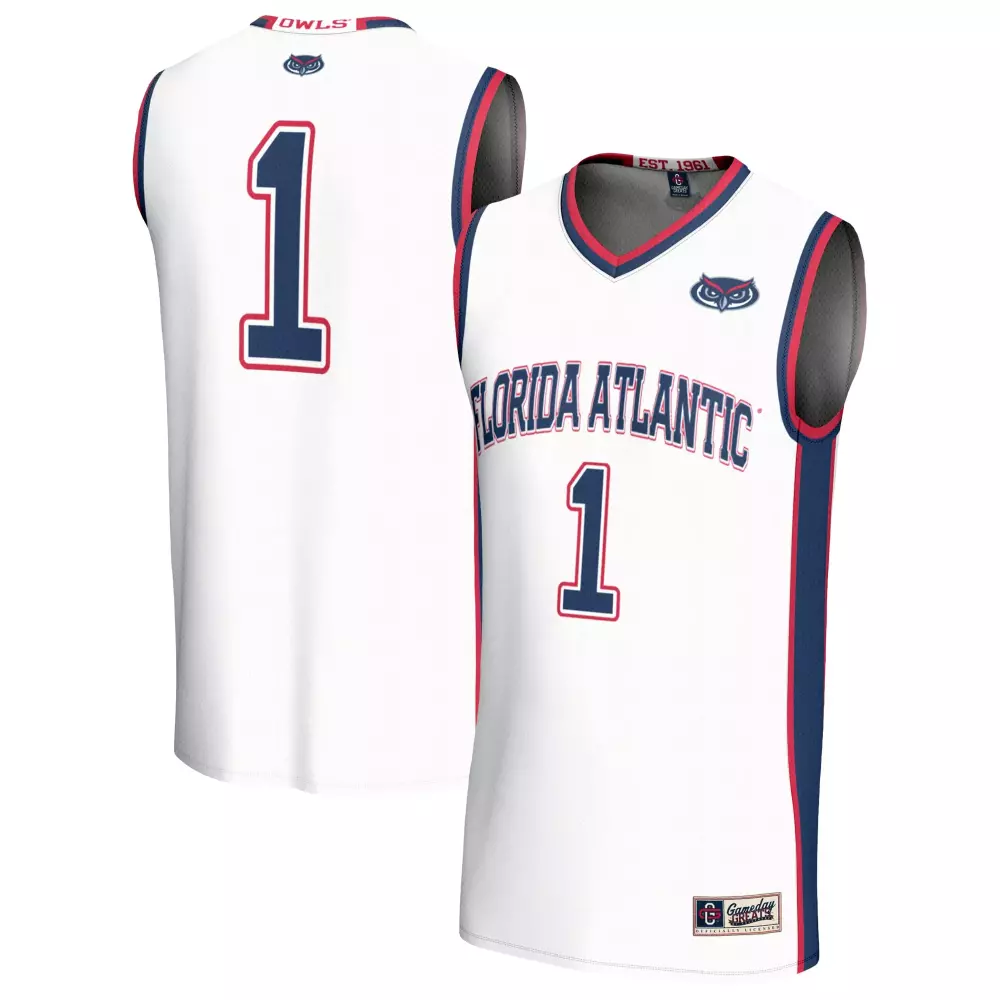 1 florida atlantic owls gameday greats unisex lightweight basketball jersey navy 1