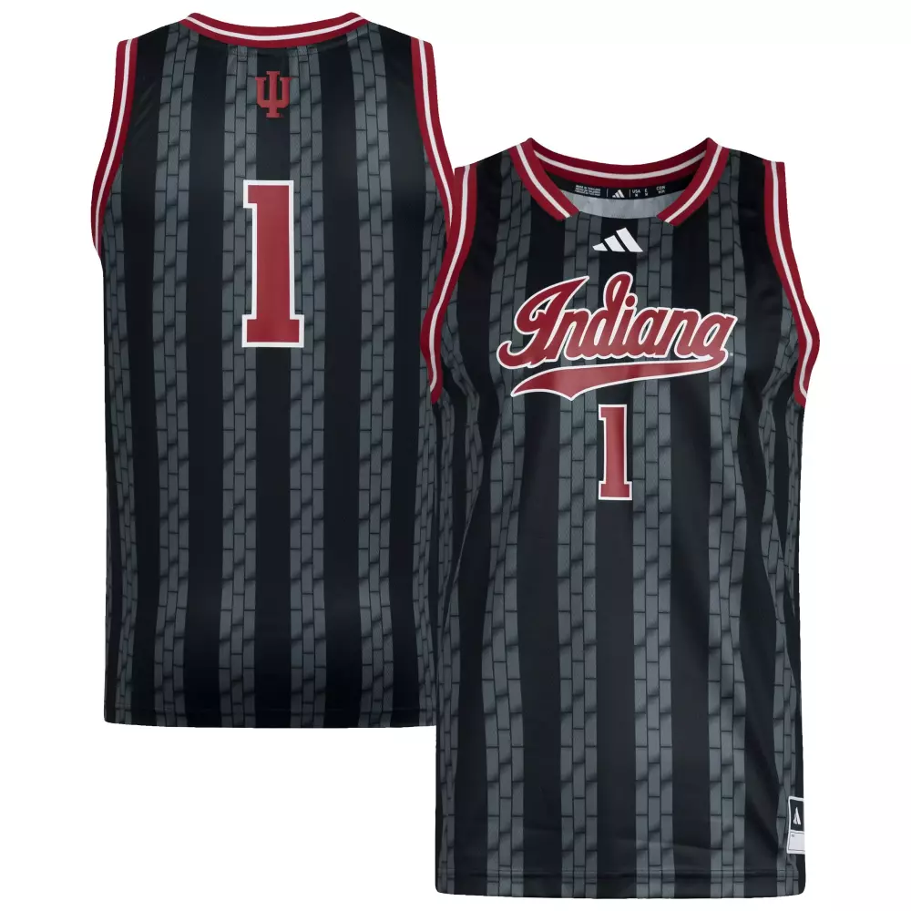 1 indiana hoosiers adidas replica swingman jersey white 1