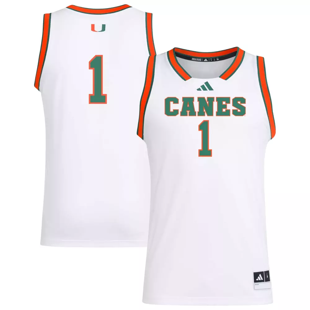 1 miami hurricanes adidas replica swingman jersey green 1