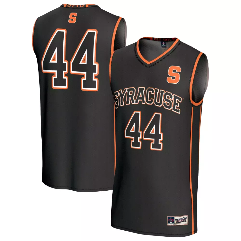 44 syracuse orange gameday greats unisex lightweight collegiate basketball fashion jersey black