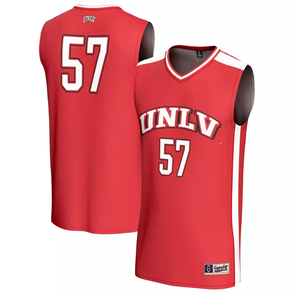 57 unlv rebels gameday greats unisex lightweight collegiate basketball fashion jersey cardinal