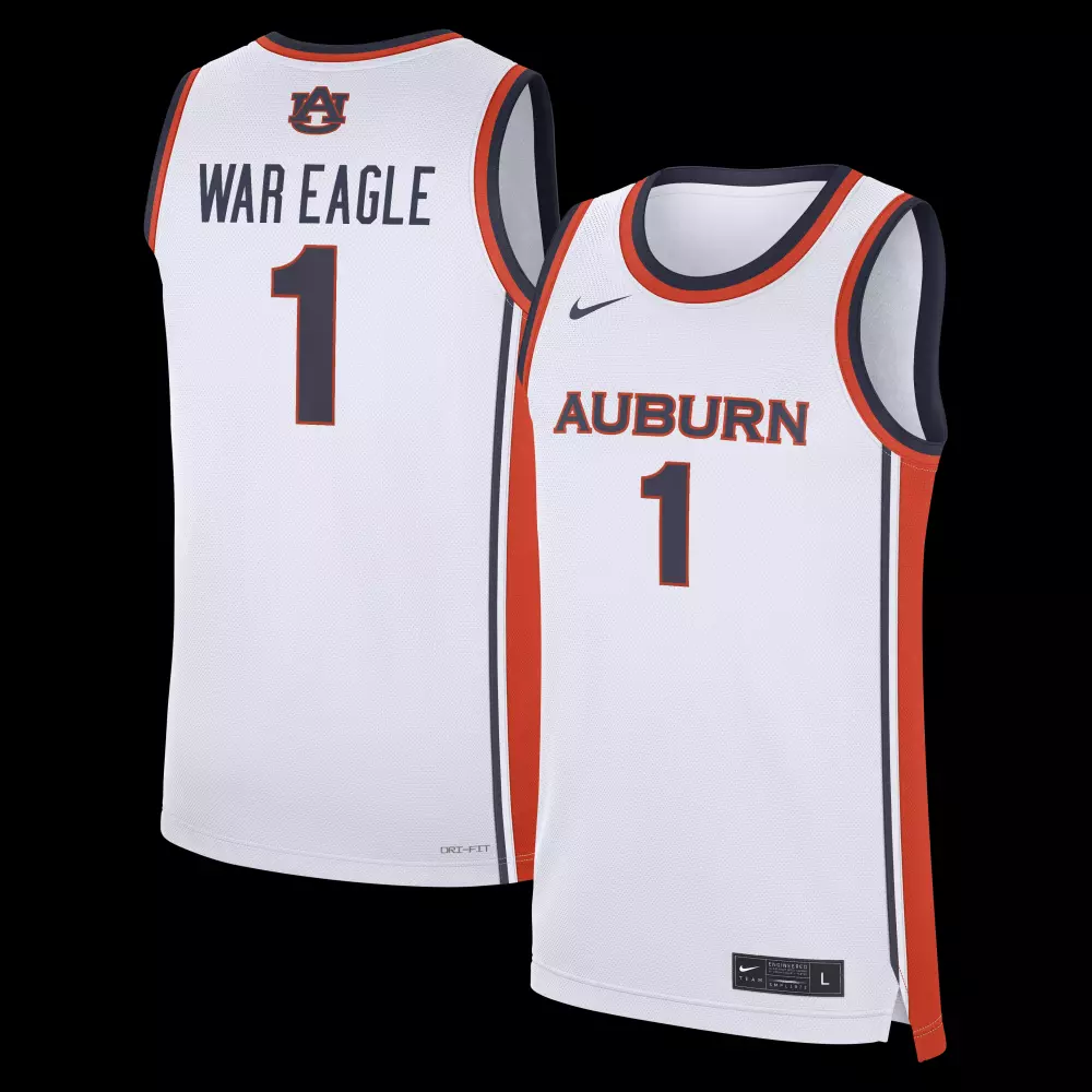 auburn tigers nike 1 alternate war eagle replica basketball jersey orange 1