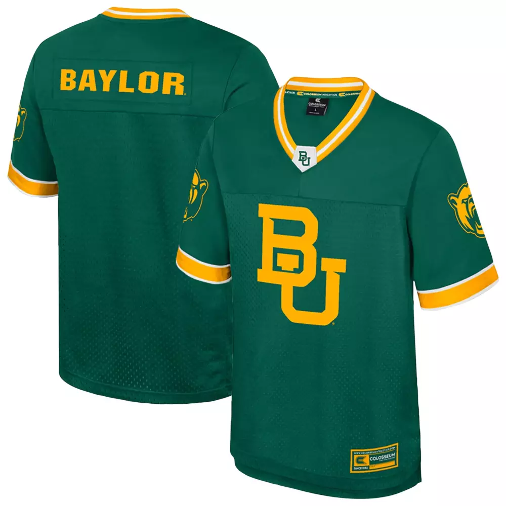 baylor bears colosseum nothing but the hits football jersey green