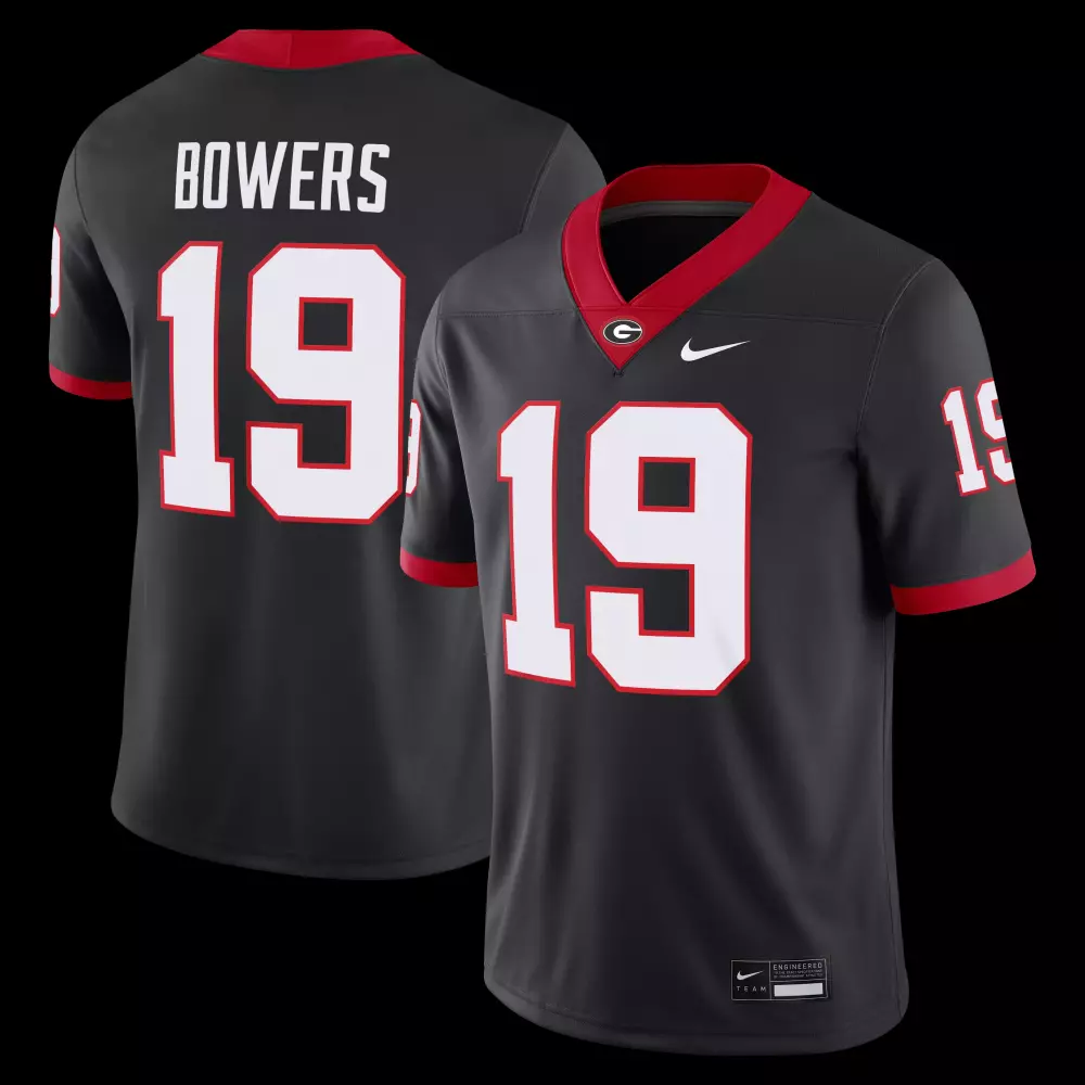 brock bowers georgia bulldogs nike alternate alumni game jersey black
