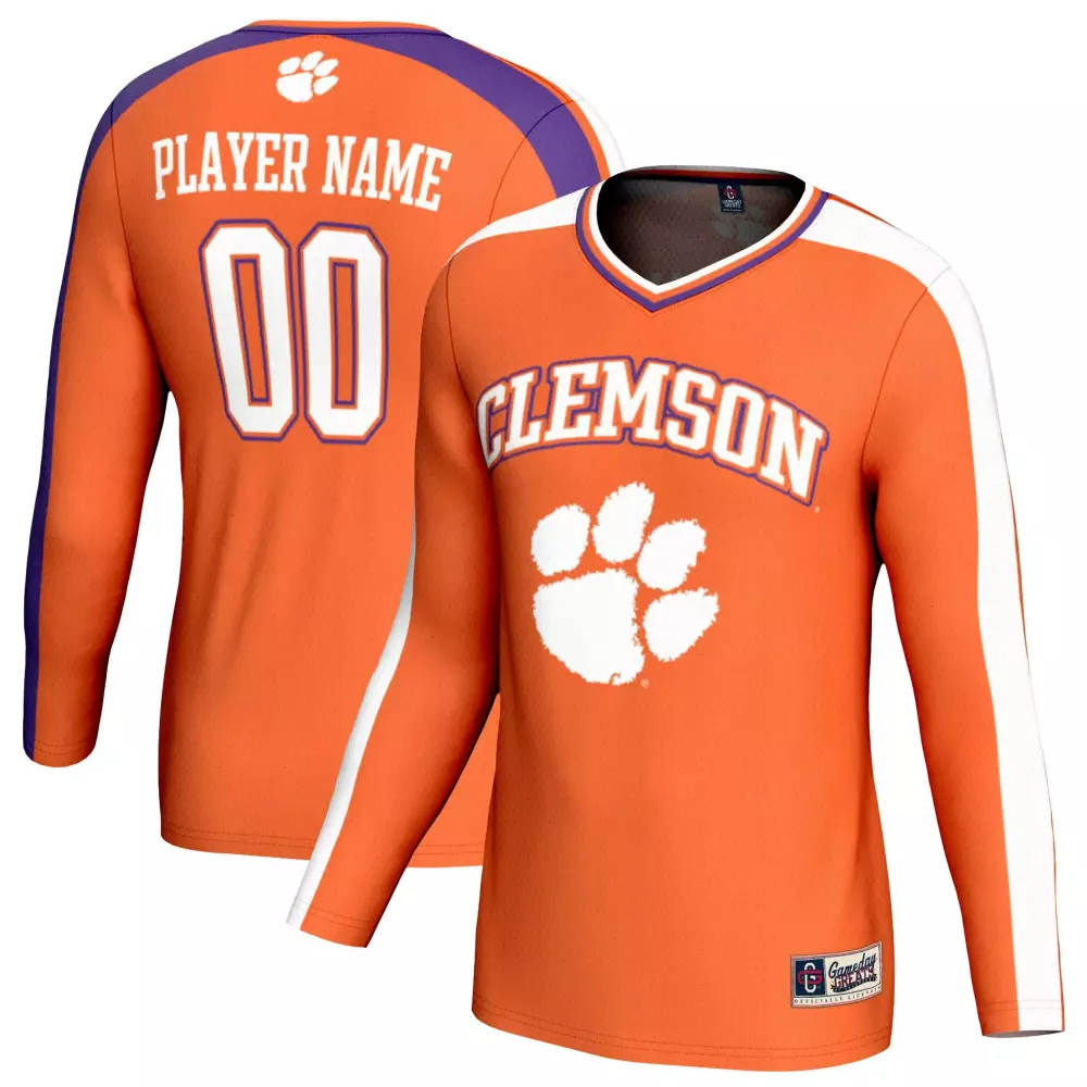 clemson tigers gameday greats unisex nil pick a player lightweight collegiate volleyball fashion jersey orange