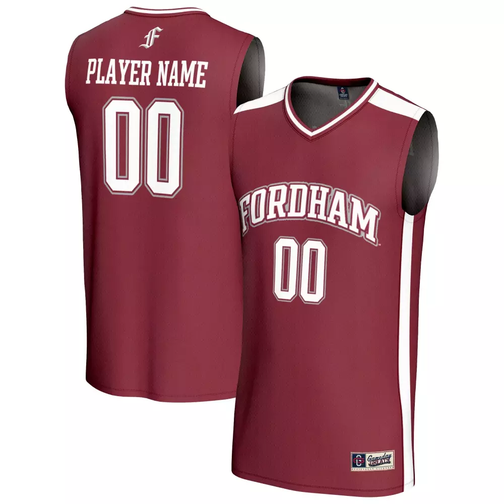 fordham rams gameday greats unisex lightweight collegiate women s basketball nil pick a player fashion jersey maroon