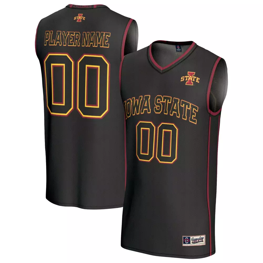 iowa state cyclones gameday greats unisex lightweight collegiate men s basketball nil pick a player fashion jersey black