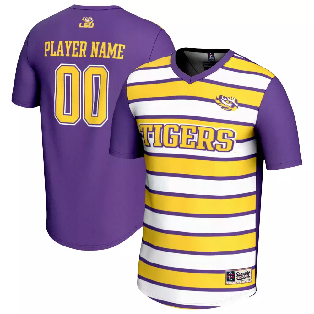 lsu tigers gameday greats unisex nil pick a player collegiate women s soccer lightweight fashion jersey purple gold