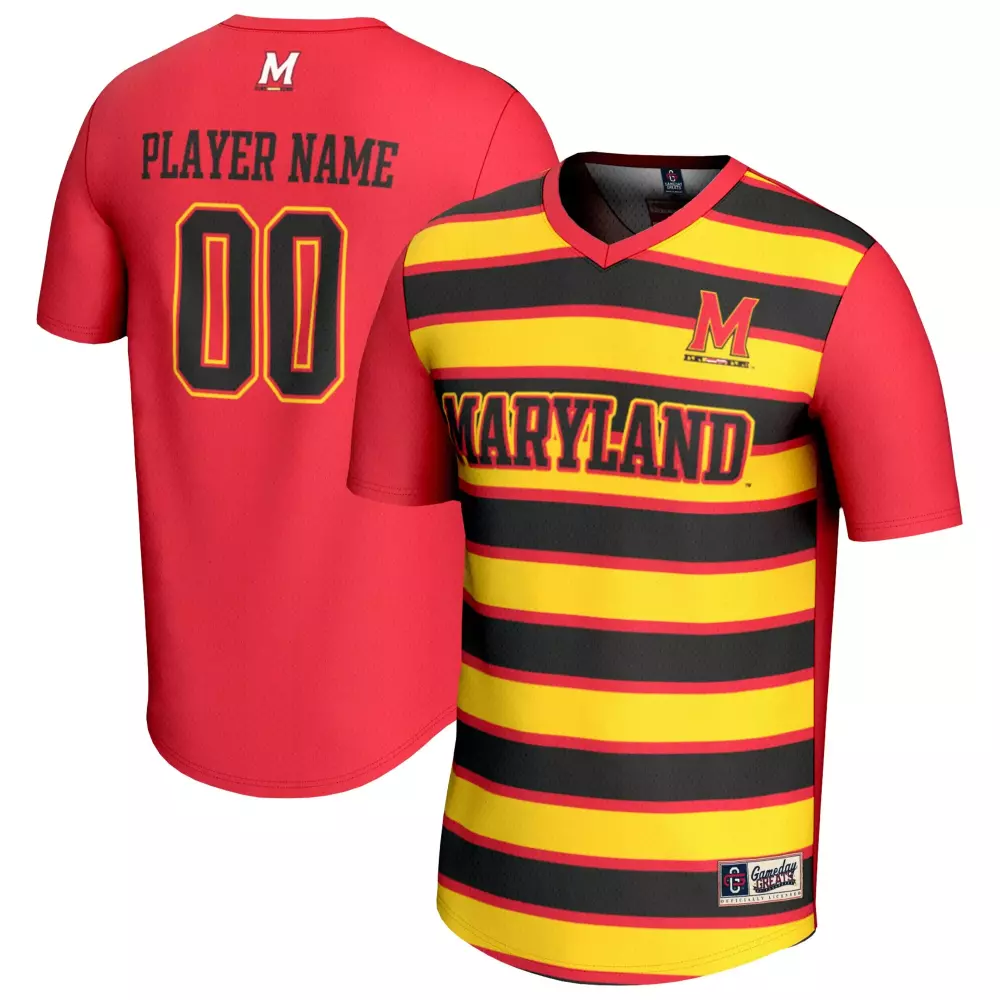 maryland terrapins gameday greats unisex nil pick a player collegiate women s soccer lightweight fashion jersey red