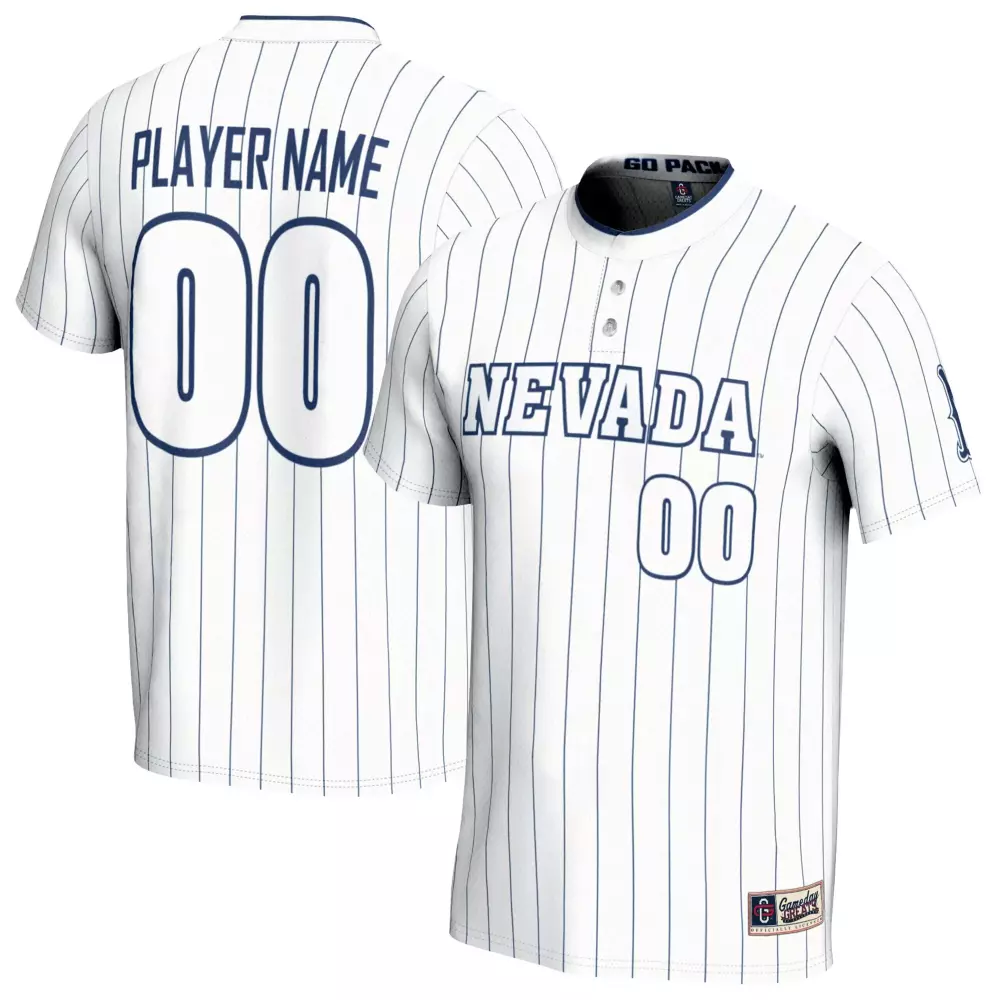nevada wolf pack gameday greats unisex lightweight collegiate softball nil pick a player fashion jersey white