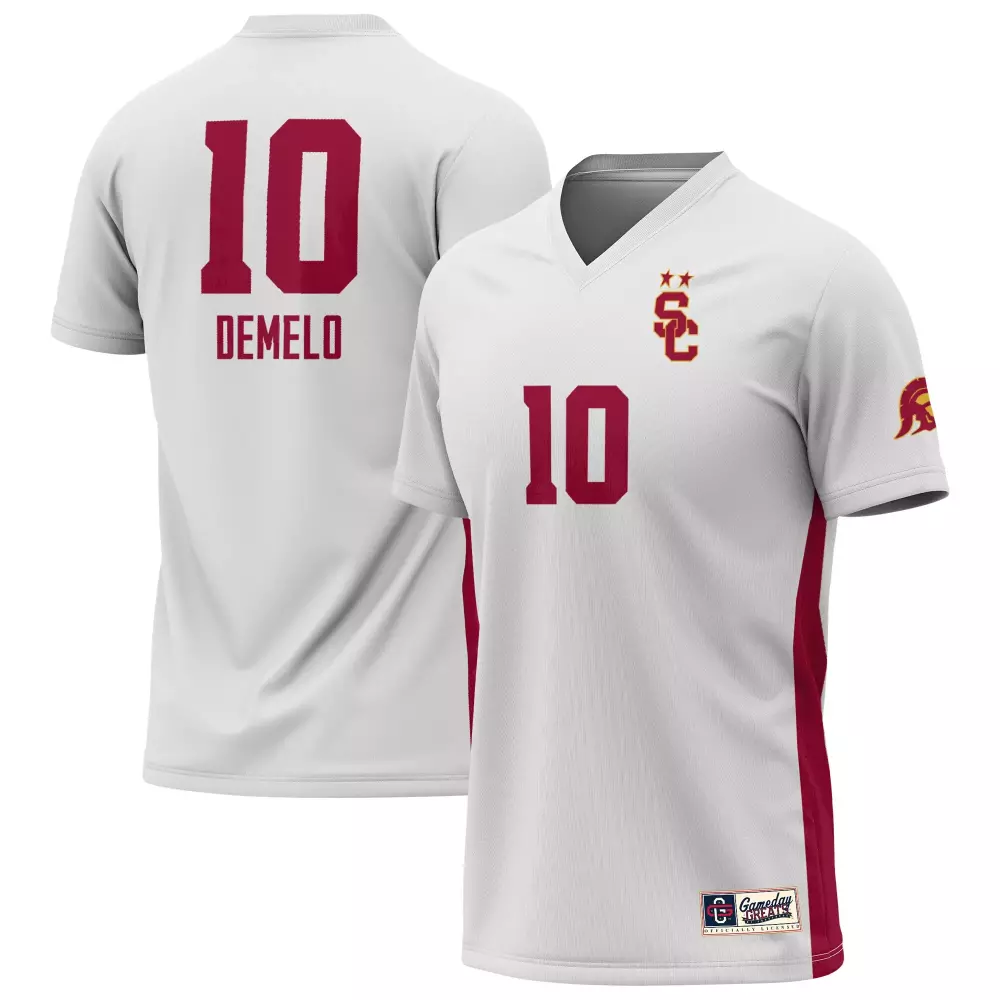 savannah demelo usc trojans gameday greats unisex lightweight women s soccer jersey white