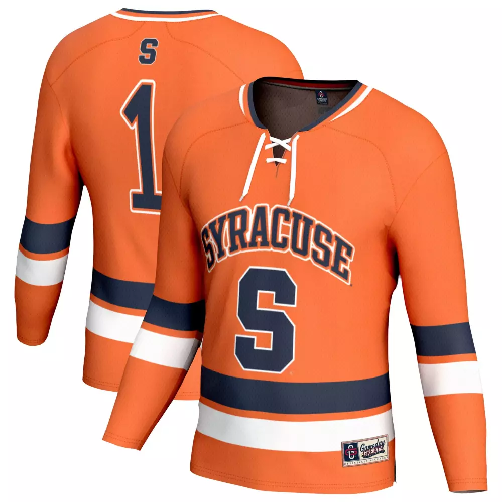 syracuse orange gameday greats unisex lightweight collegiate women s basketball nil pick a player fashion jersey orange 1