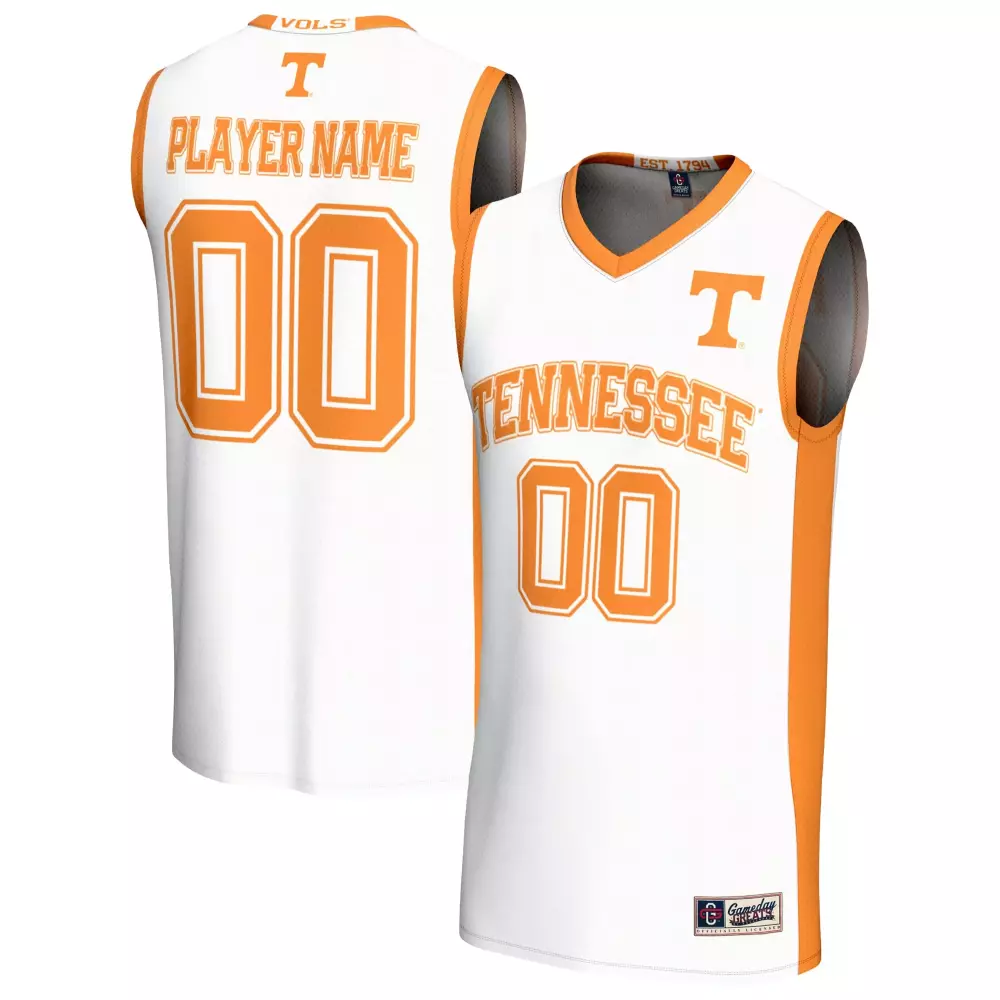 tennessee volunteers gameday greats unisex lightweight collegiate men s basketball nil pick a player fashion jersey blac