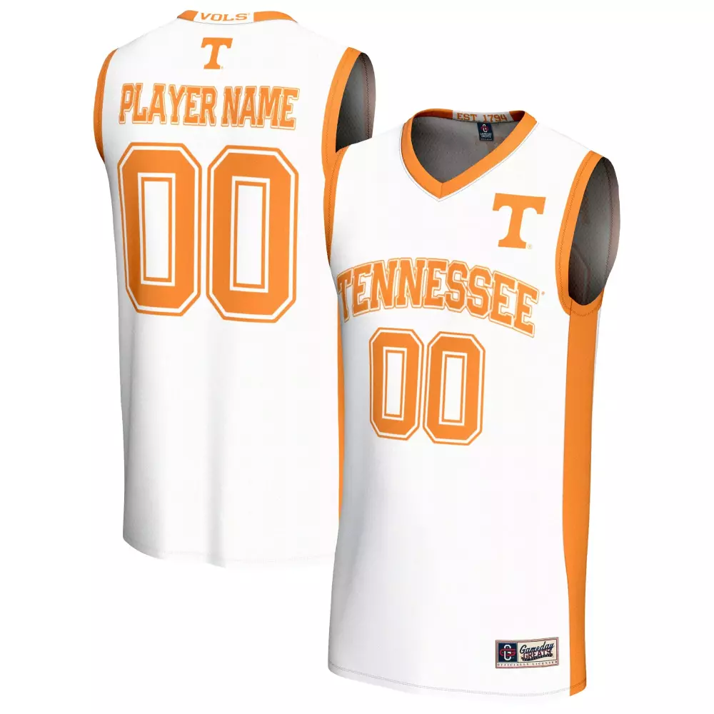 tennessee volunteers gameday greats unisex lightweight collegiate men s basketball nil pick a player fashion jersey blac