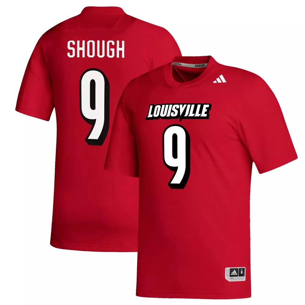 tyler shough louisville cardinals adidas replica football alumni jersey red