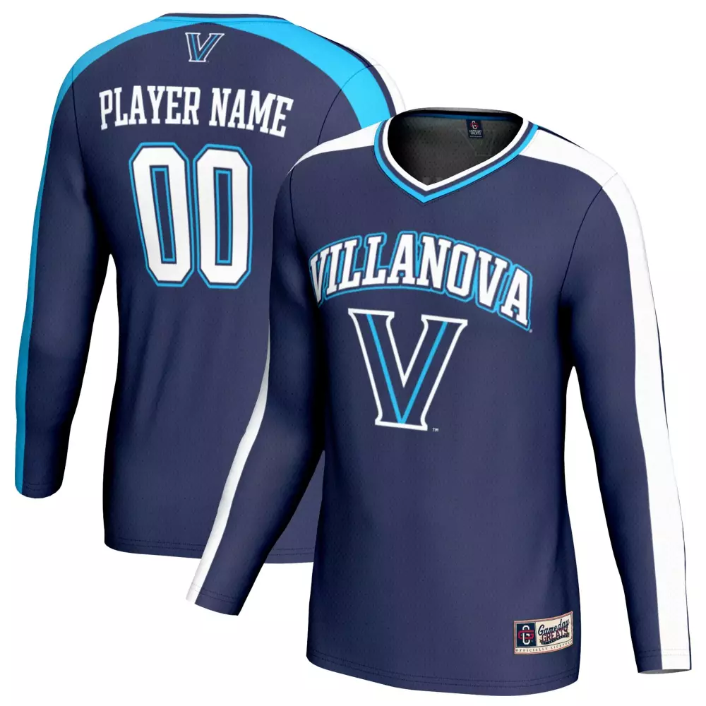 villanova wildcats gameday greats unisex nil pick a player collegiate women s volleyball lightweight fashion jersey navy