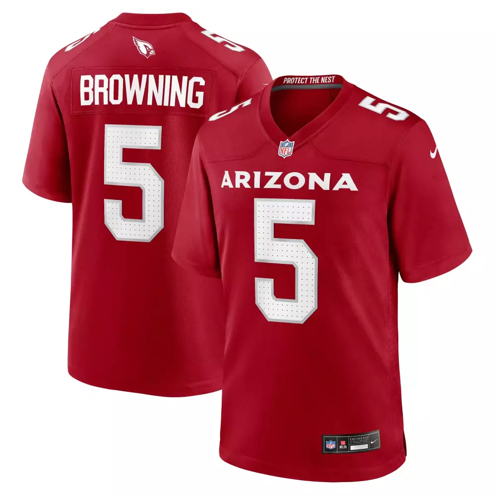 baron browning arizona cardinals nike team game jersey cardinal