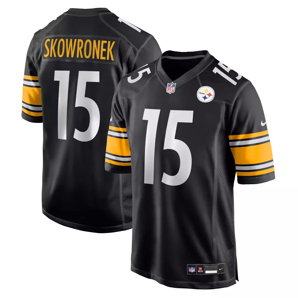 ben skowronek pittsburgh steelers nike team game jersey black