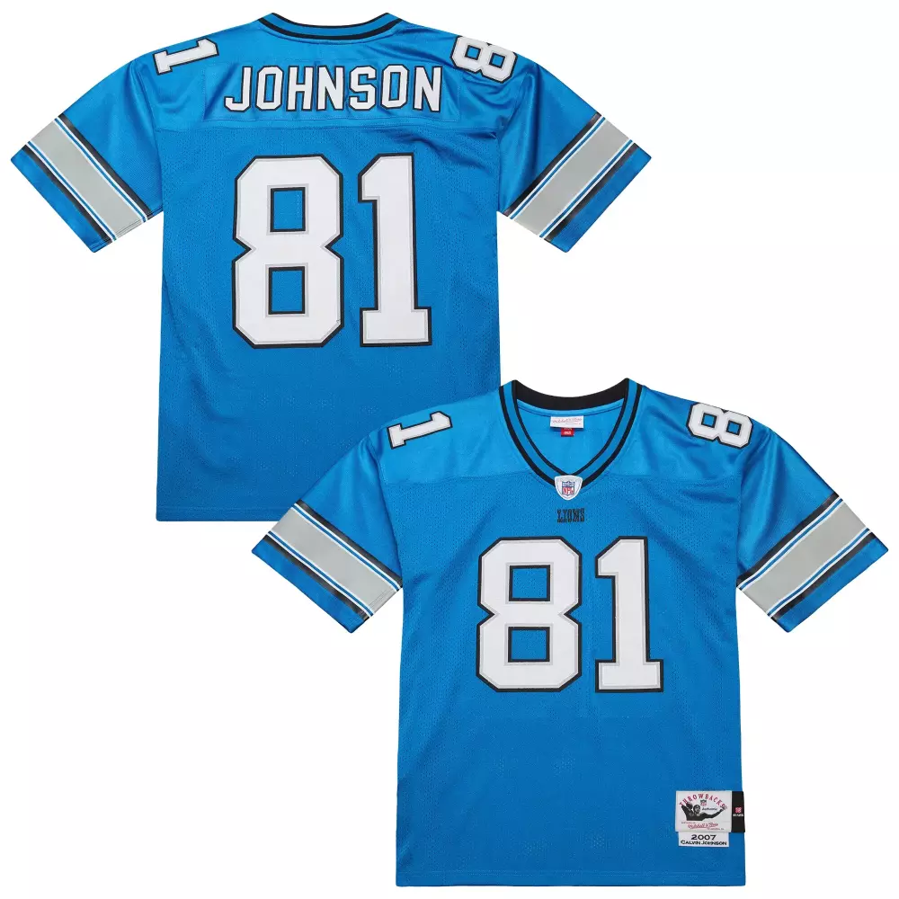 arthur maulet detroit lions nike team game jersey blue