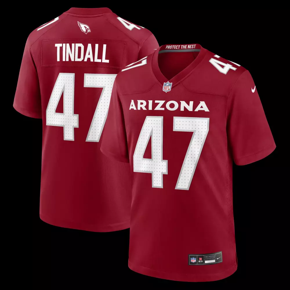 channing tindall arizona cardinals nike team game jersey cardinal