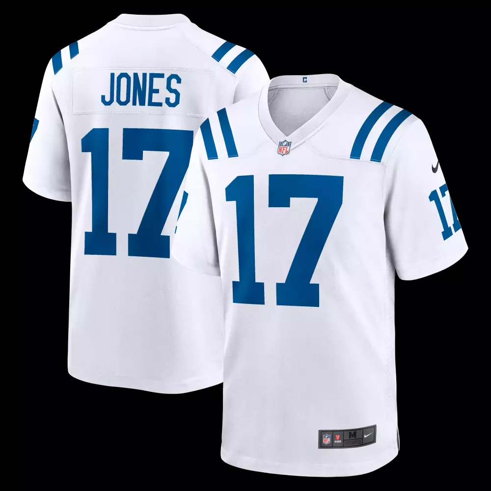 daniel jones indianapolis colts nike game jersey white