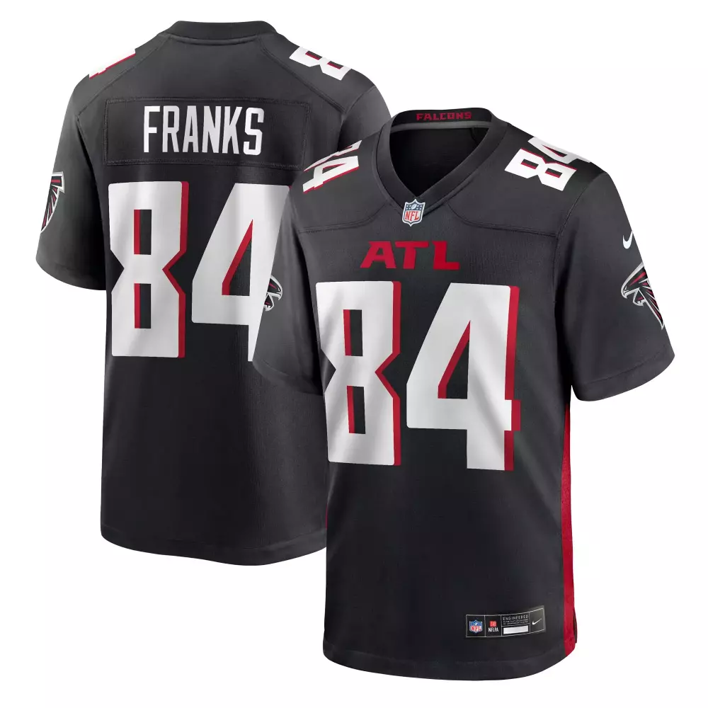 feleipe franks atlanta falcons nike team game jersey black