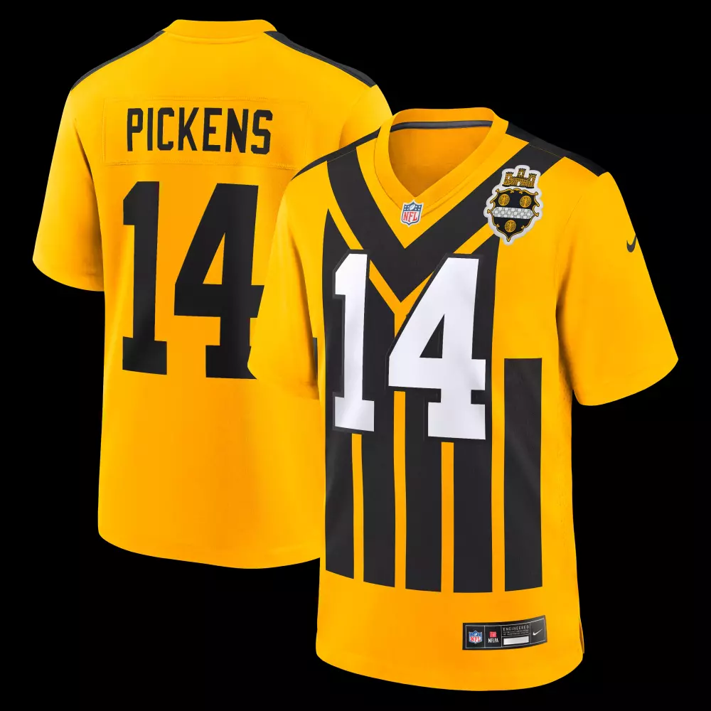 george pickens pittsburgh steelers nike alternate game jersey gold