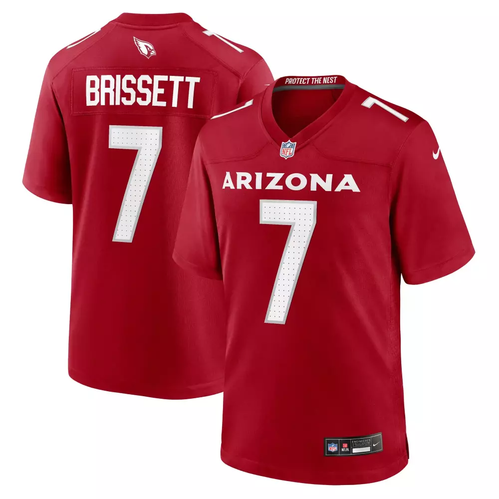 jacoby brissett arizona cardinals nike team game jersey cardinal