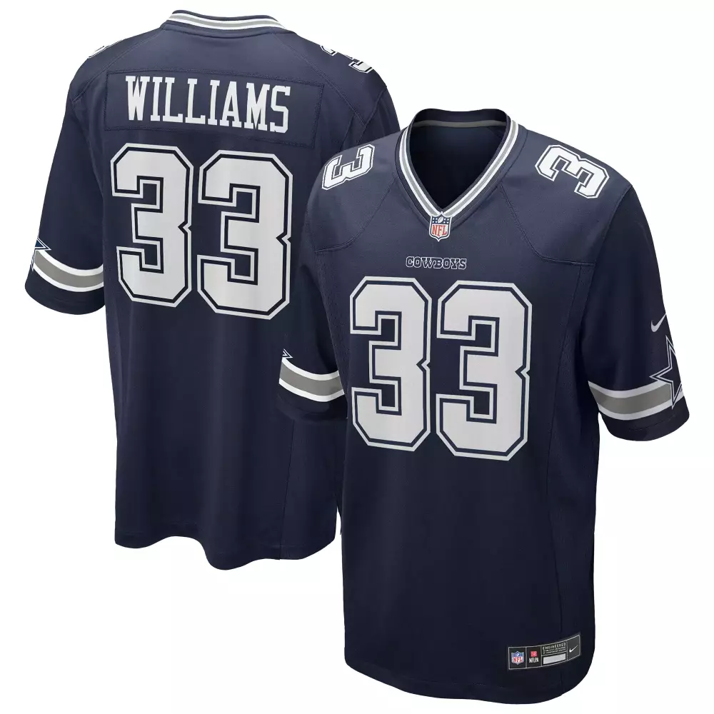javonte williams dallas cowboys nike team game jersey navy
