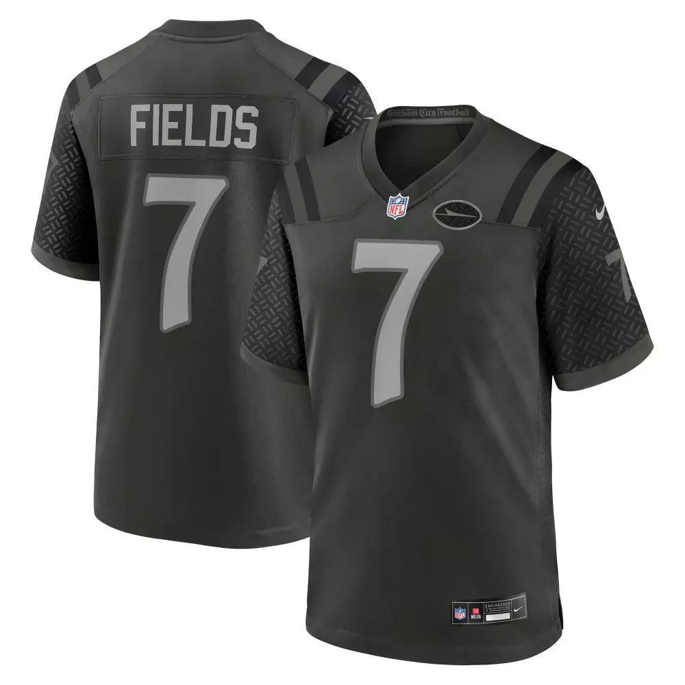 justin fields new york jets nike 2025 rivalries collection game jersey gotham green