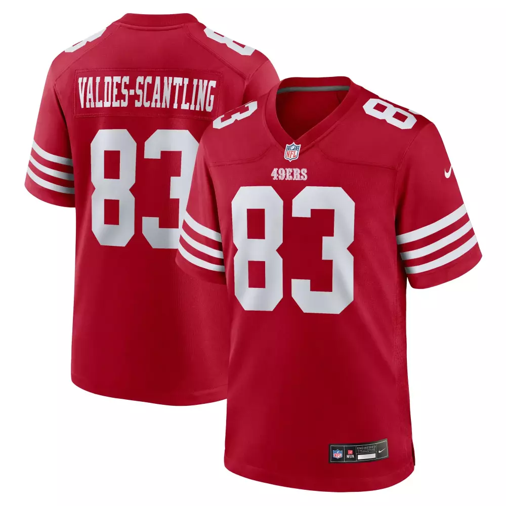 marquez valdes scantling san francisco 49ers nike team game jersey scarlet