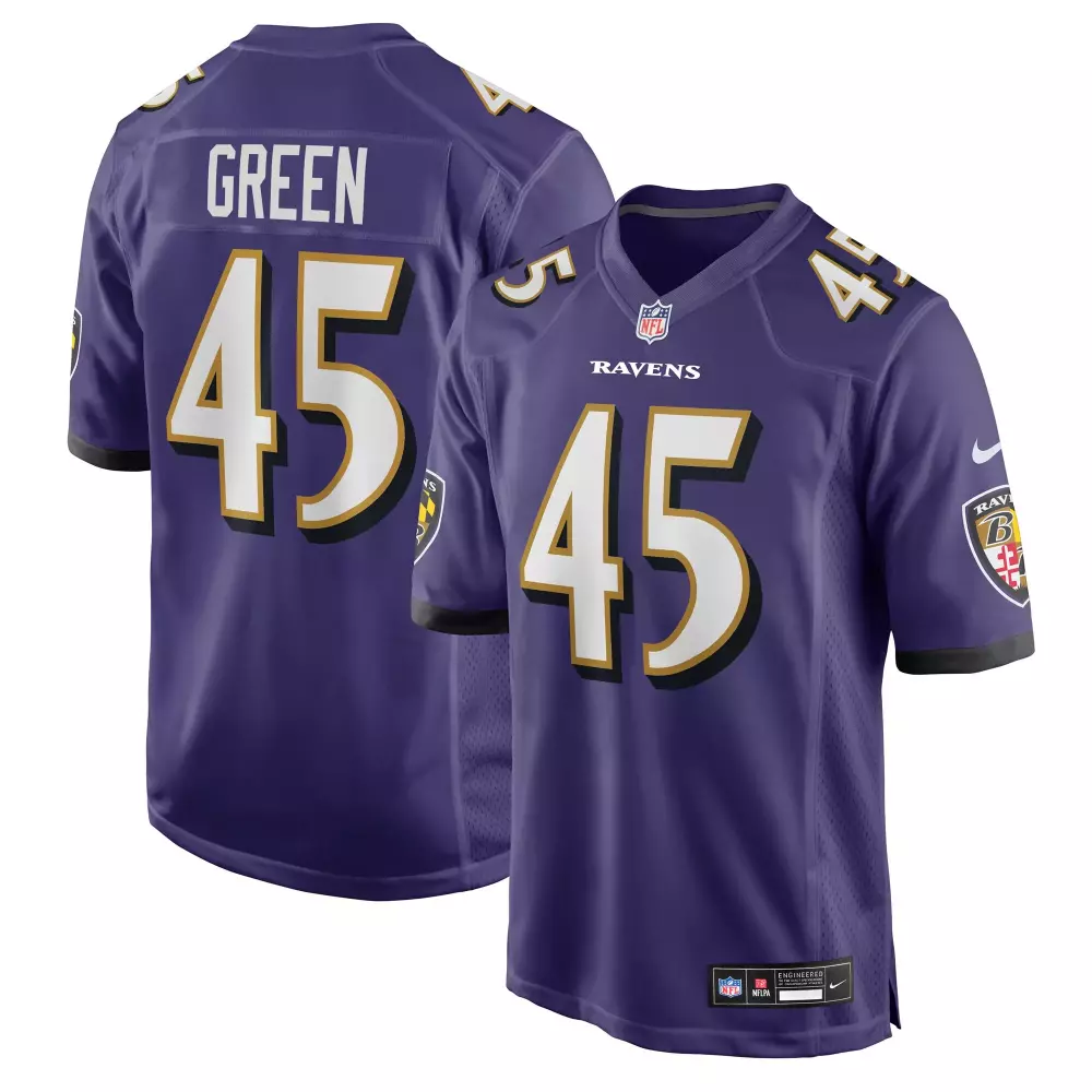 mike green baltimore ravens nike team game jersey purple