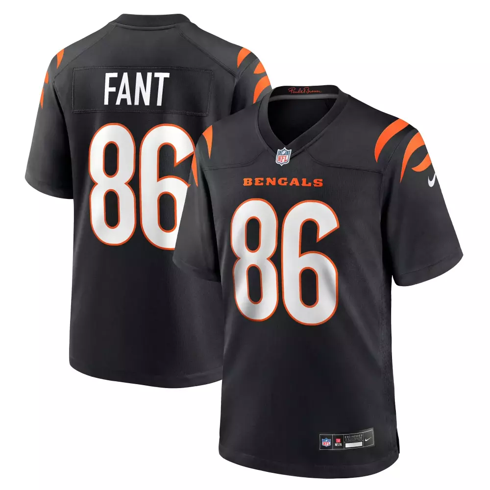 noah fant cincinnati bengals nike team game jersey black