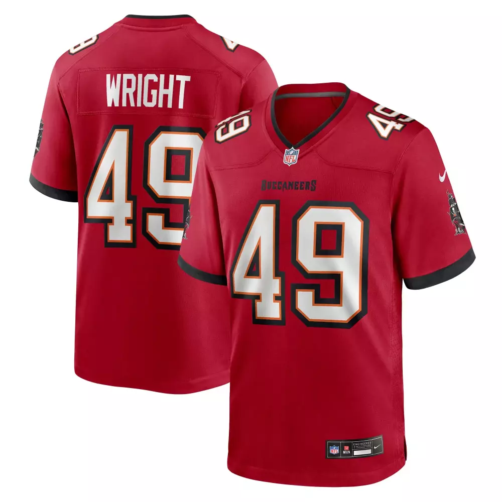 owen wright tampa bay buccaneers nike team game jersey red