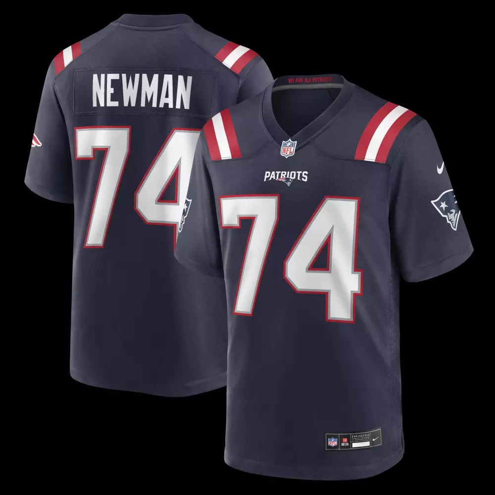 royce newman new england patriots nike team game jersey navy