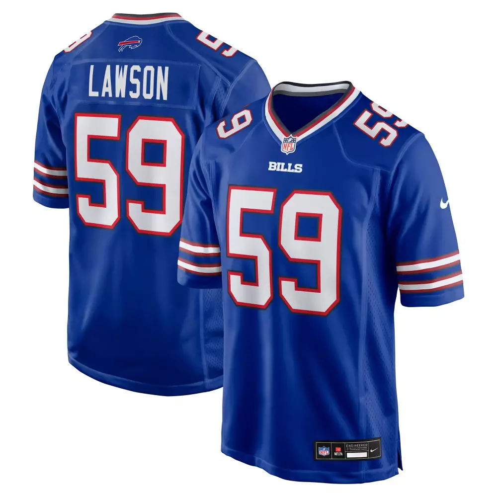 shaq lawson buffalo bills nike team game jersey royal