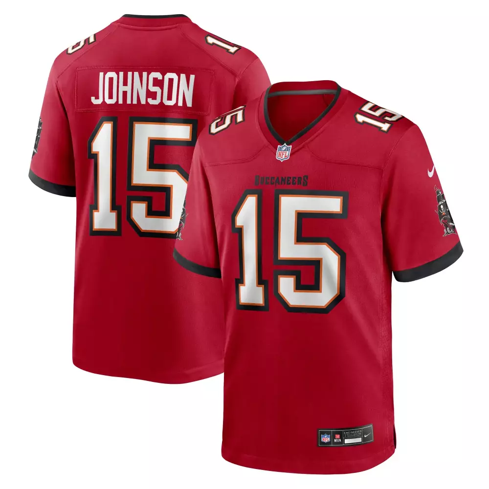 tez johnson tampa bay buccaneers nike team game jersey red