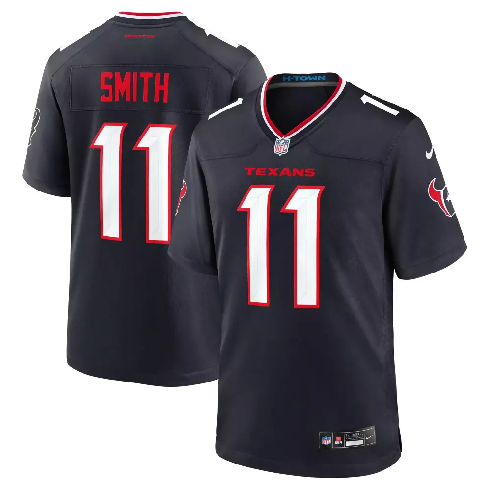 tremon smith houston texans nike team game jersey navy